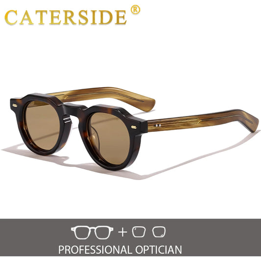 CATERSIDE New Retro Men's Prescription Glasses High-End Acetate Frame Optical Glasses Women's Fashionable Reading Glasses UV400