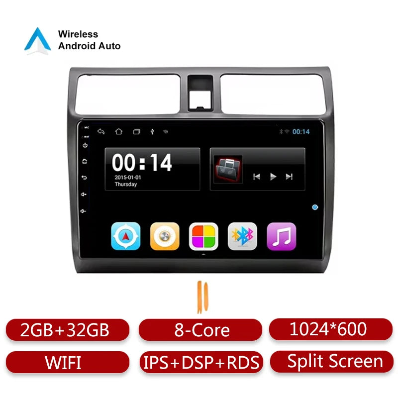 Android Radio For suzuki yuyan 2003-2010 wireless carplay car multimedia player car radio playback tool GPS/DSP