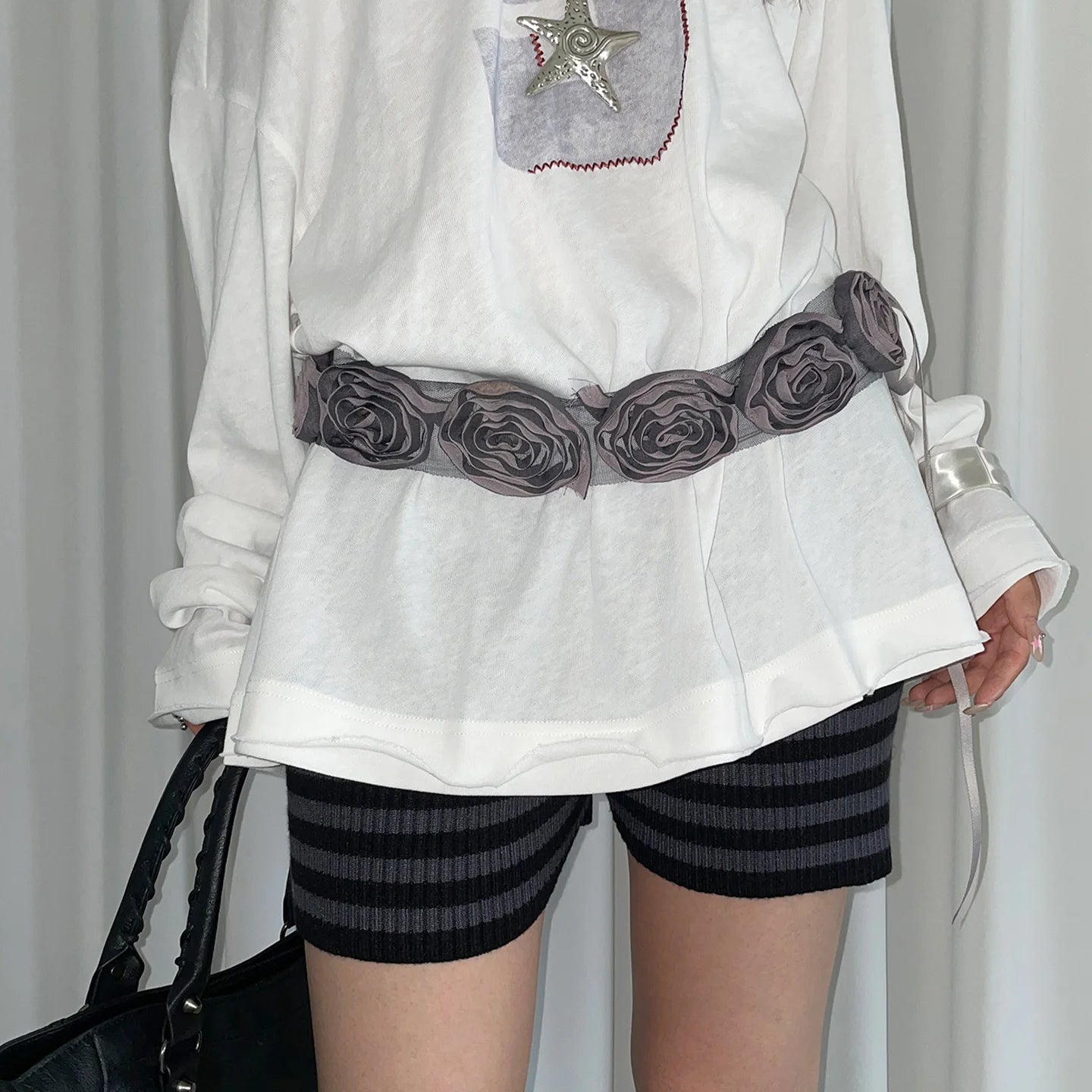 High-End Rose Flower Waist Belt For Women With A Unique Design For Skirts And Jeans With Decorative Straps
