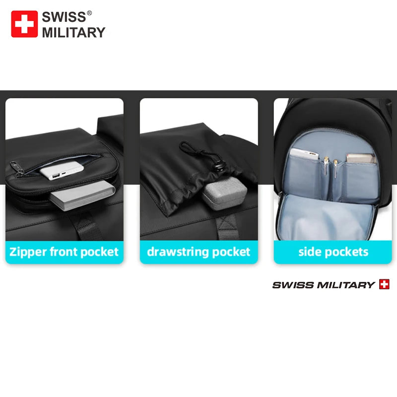 SWISS MILITARY Handheld XL Capacity Multifunction Luggage Anti-Water Travel Bag