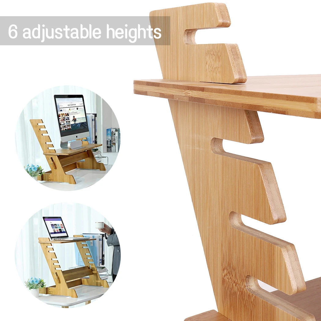 Extra Wide Standing Desk Converter, Height-Adjustable Sit-Stand, Worktop Station