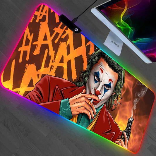 J-jokers RGB Pc Gaming Poker Keyboard Mouse Pad Mousepad LED Glowing Mouse Mat13