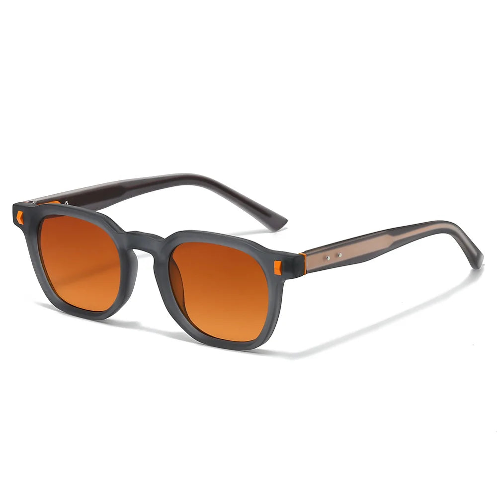 JNPCXI New Fashion Sunglasses Men Vintage Square Gradient Sun Glasses Outdoor Sports Party Vacation Travel Driving Eyeglasses