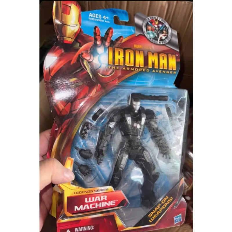 Original Hasbro Marvel IRON MAN THE ARMORED AVENGER WAR MACHINE Anime Figure Collection Toy Model