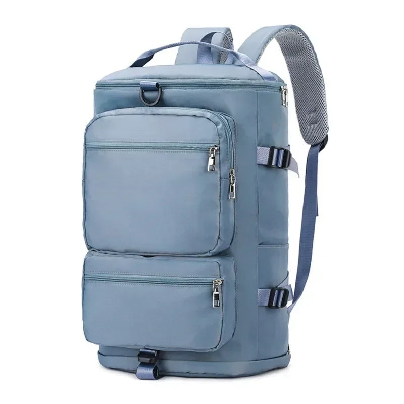 Women Large Travel Backpacks Waterproof Stylish Casual Daypack Bags with Luggage Strap Backpack Ladies Sports Yoga Luggage Bags