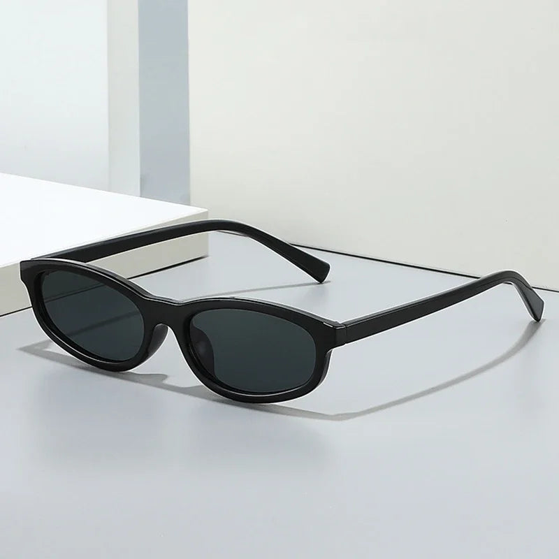 JNPCXI New Fashion Small Cat Eye Women Sunglasses Retro Leopard Tea Shades UV400 Men Trending Sun Glasses