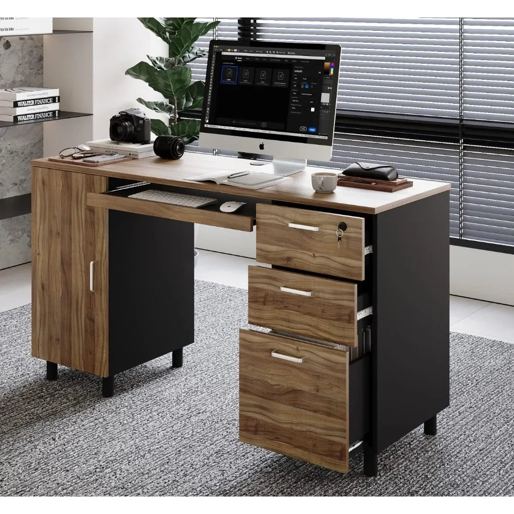 Modern Design Venice Computer Office Desk Drawers and Storage Cabinet for Office