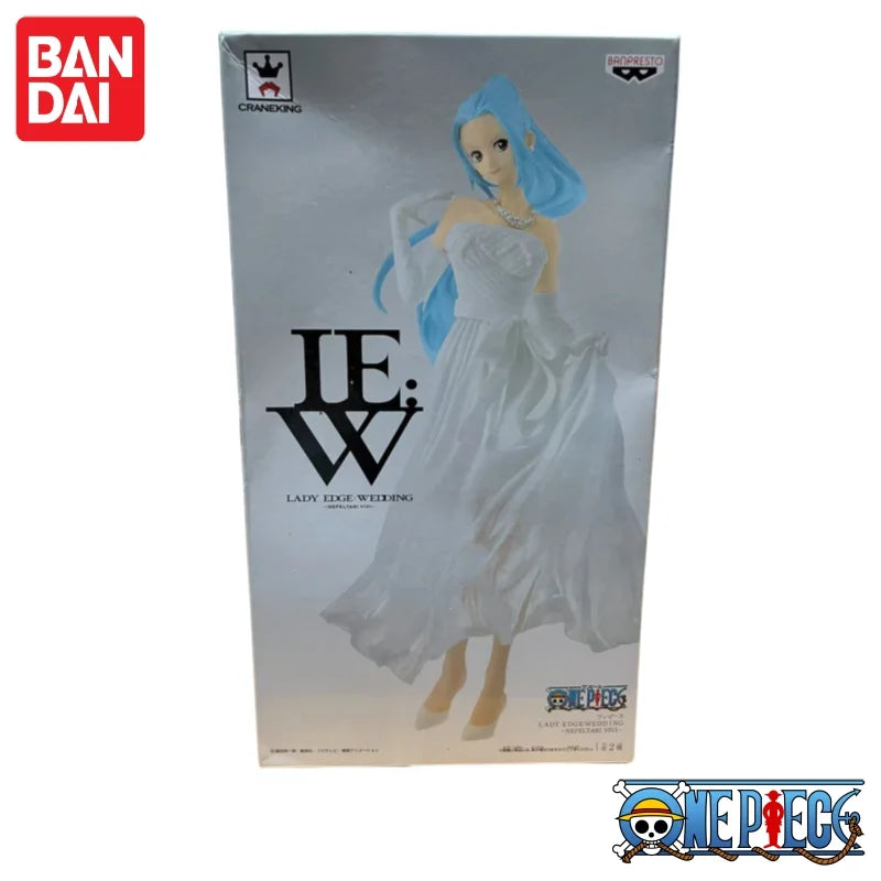 Special OfferIn Stock Bandai Original One Piece Boa Hancock Perona Weiwei Nami Wedding Dress Mol Doll Action Collection StatueFi