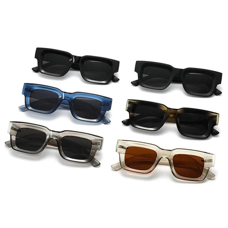 JNPCXI New Vintage Square Women Polarized Sunglasses Olive Green Fashion Men Outdoor Shades UV400
