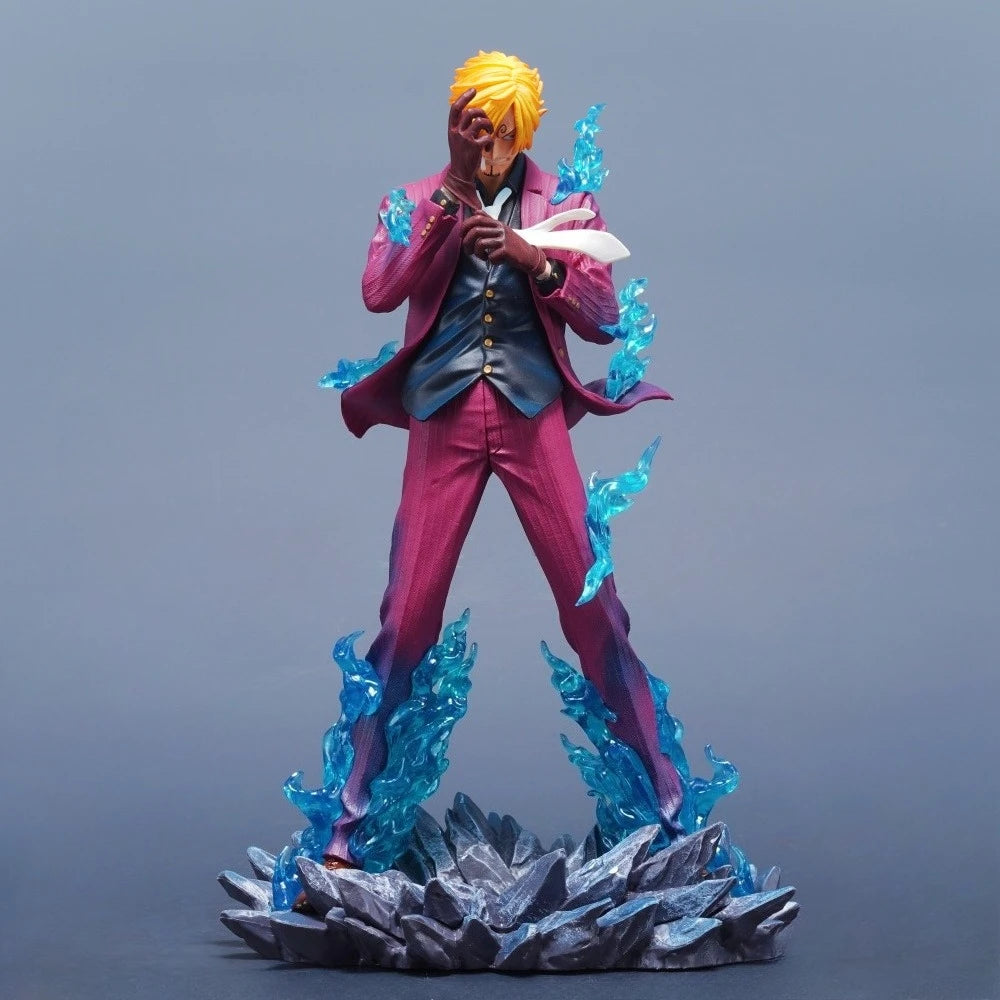 Special Offer25cm/9.84in Anime ONE PIECE Figure Sanji Action Figures Pvc Statue Desktop Ornamen Collection Mol Toys GiftsFigure