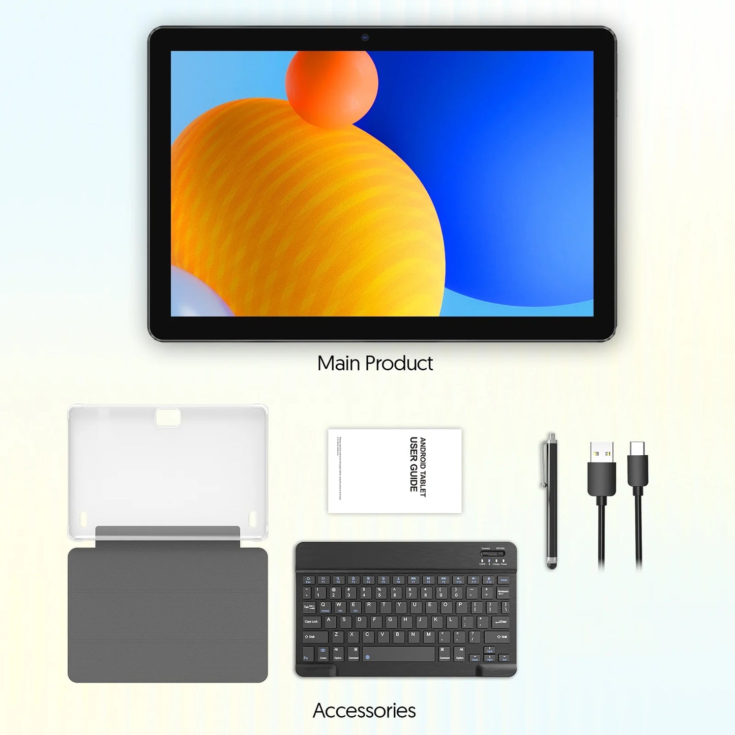 BAKEN new 10-inch Android 13 tablet , quad-core processor, 7GB (3g+4g memory expansion) RAM+64GB ROM, 1TB expansion, 1280x800 IP