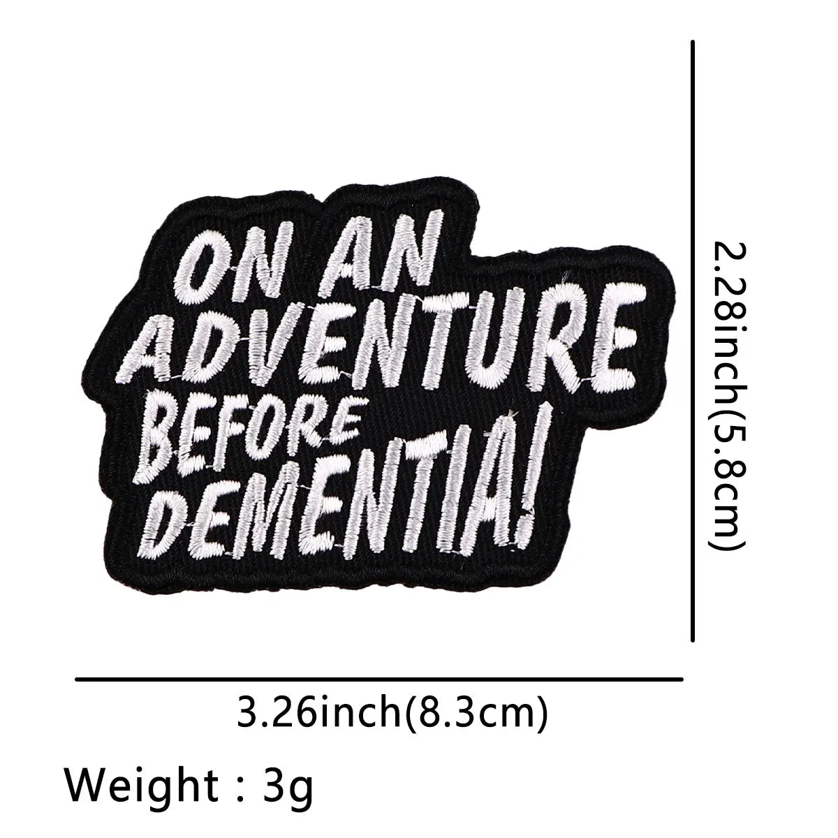Warning Signs Patch NOTICE Iron On Patches For Clothing Stickers Quotes Embroidered Patches On Clothes DIY Clothes Stripesigns