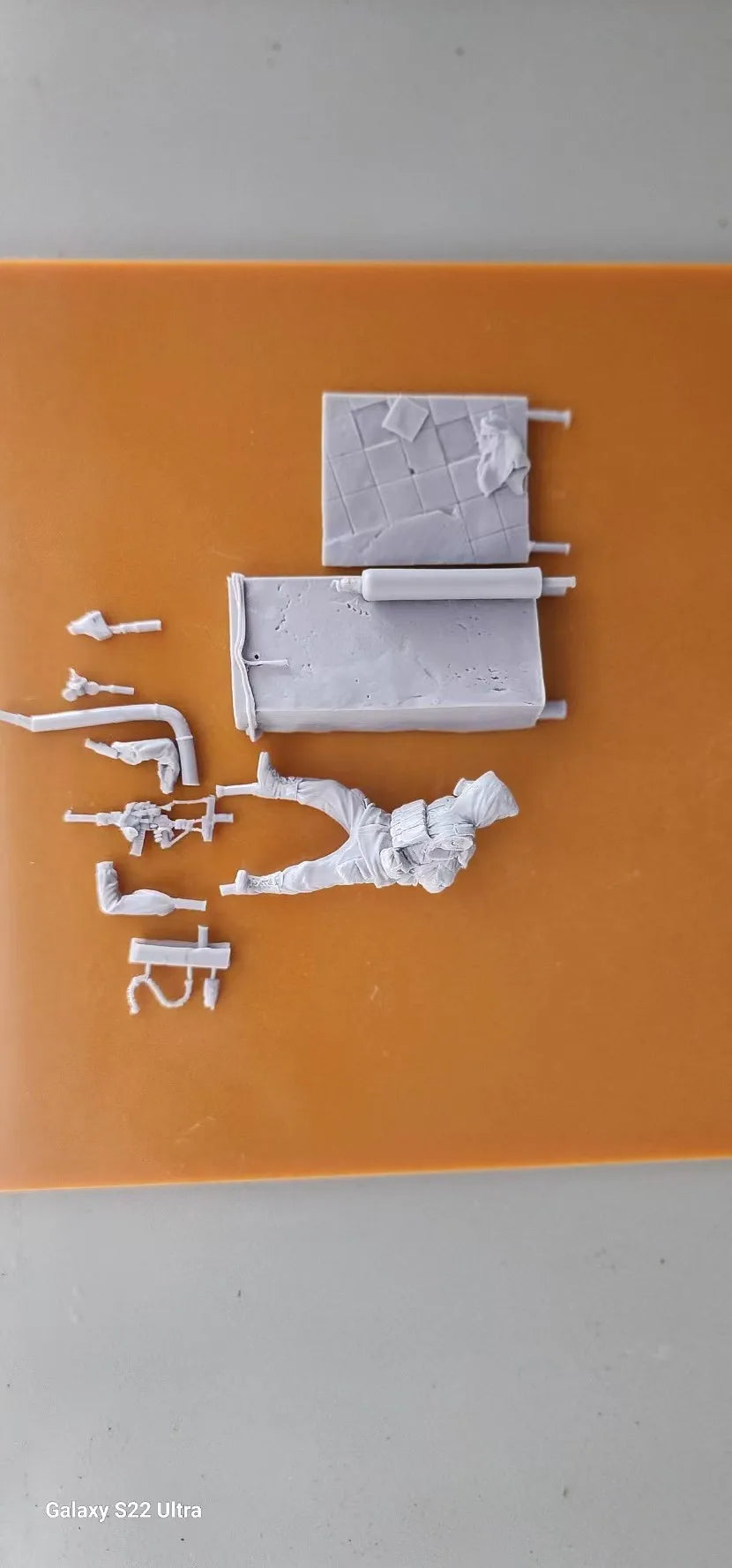 1/35 Resin Model Kits Modern Military Soldier Biochemical Special Forces Figure