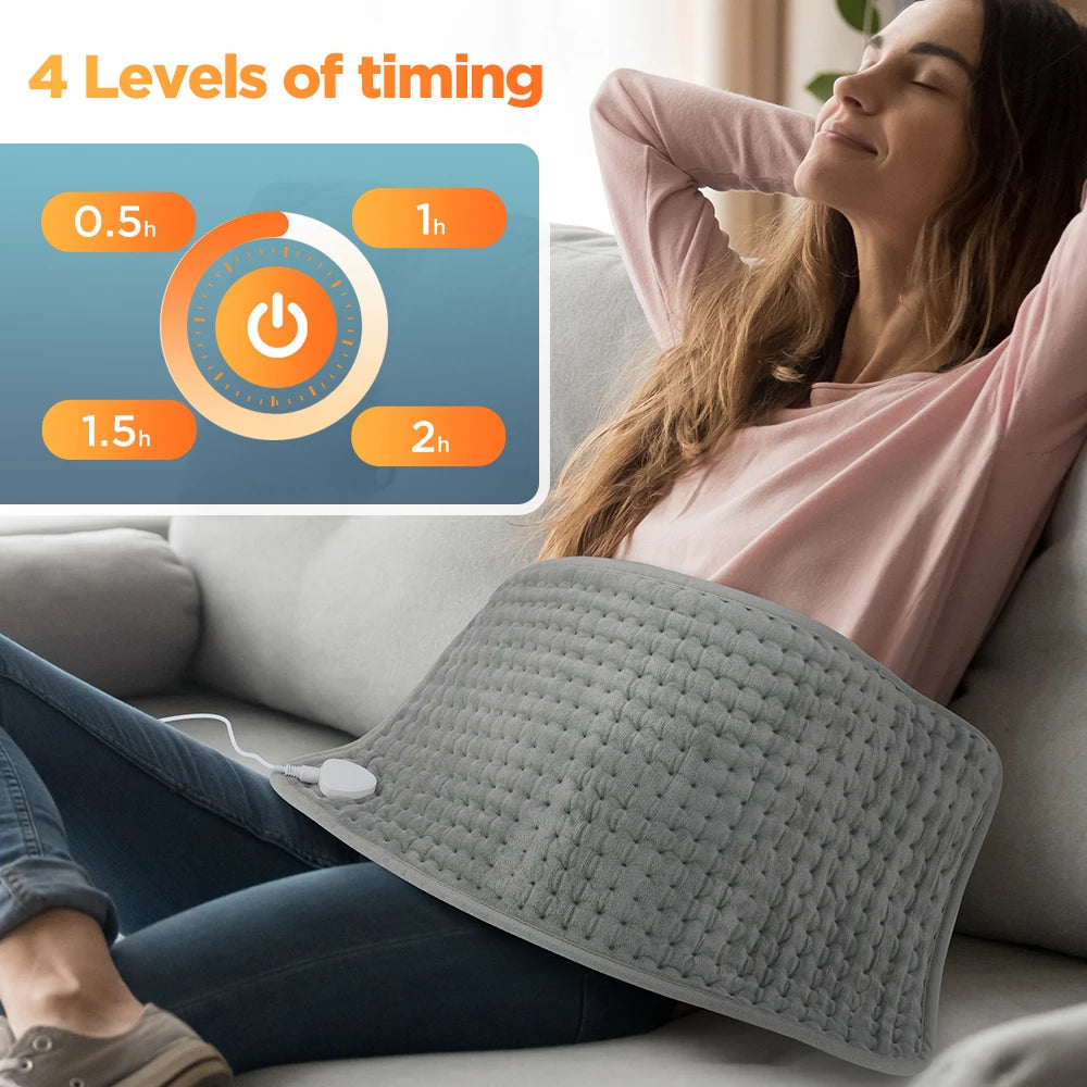 Multifunctional Thermal Electric Heating Pad For Back Hand Leg Abdomen Blanket Heating Pad Cushion 10 Gear Adjustable Heated Mat