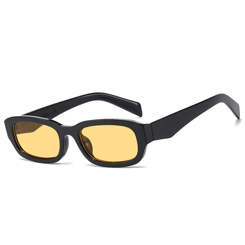 JNPCXI New Square Sunglasses Men Rectangle Small Sun Glasses Male Retro Champagne Driving Fishing Eyewear UV400
