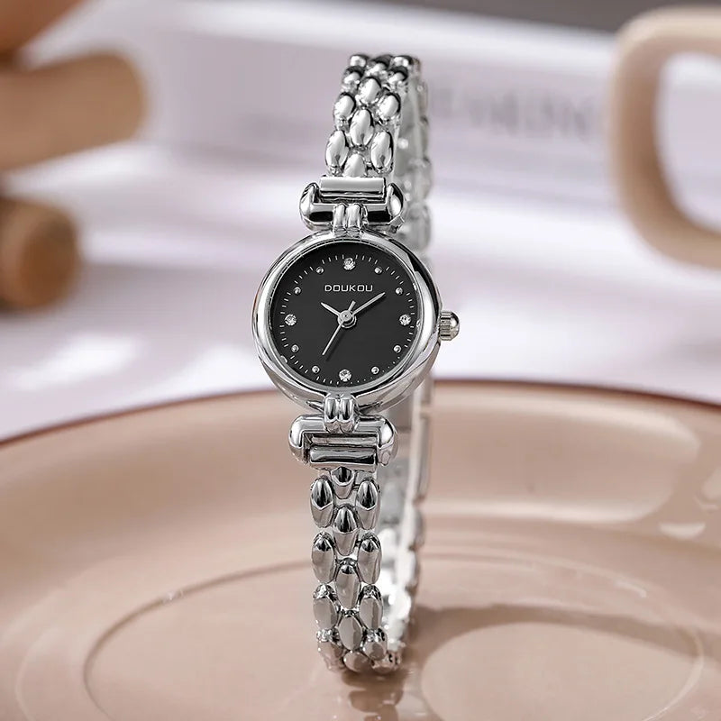 Famous Brand Women Watch Luxury Small Dial Gold Watch Dropshipping Bracelct Strap Quartz Wristwatches Clock Female Dropshipping