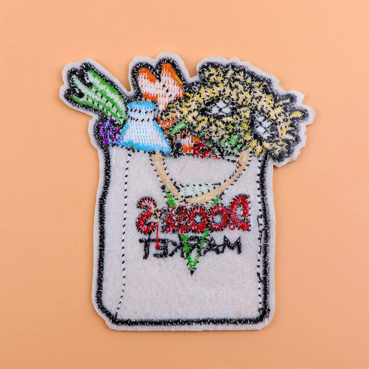 MARKET Embroidery Patch Girls Iron On Patches For Clothing Thermoadhesive Patches On Clothes DIY Sew Badges