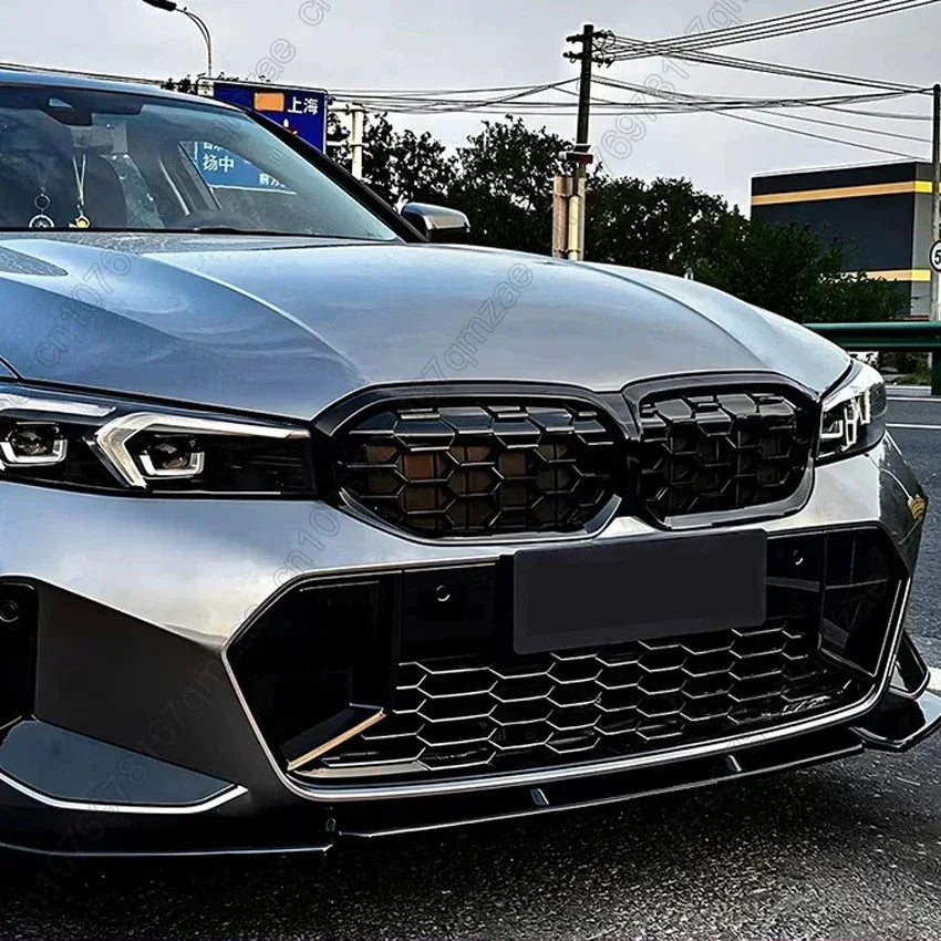 For BMW 3 Series G20 G21 2022-2025 330i 320d M340i Front Kidney Double Slat Diamond Grille Grill Center Grid Mesh Tuning Part