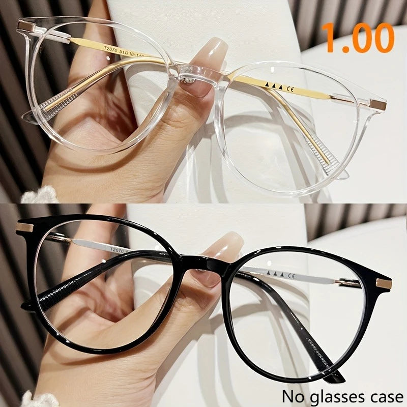2PACK Fashion Large Frame Reading Mirror Fashionable Suitable for Both Men and Women Is An Ideal Choice for Gift Giving