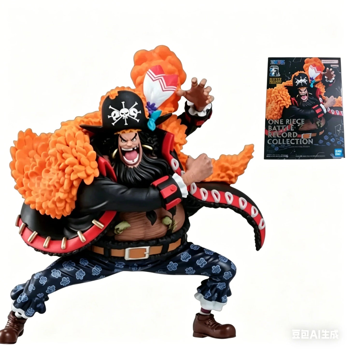 【IN STOCK】Original Banpresto Battle Record Collection One Piece Marshall D. Teach Blackbeard Figure Collectible Model
