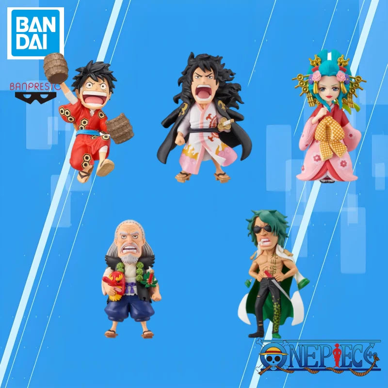 Special OfferIn Stock 100% Original Bandai Banpresto One Piece Wcf Wano Country Animation Peripherals Mol Garage Gift Collectibl