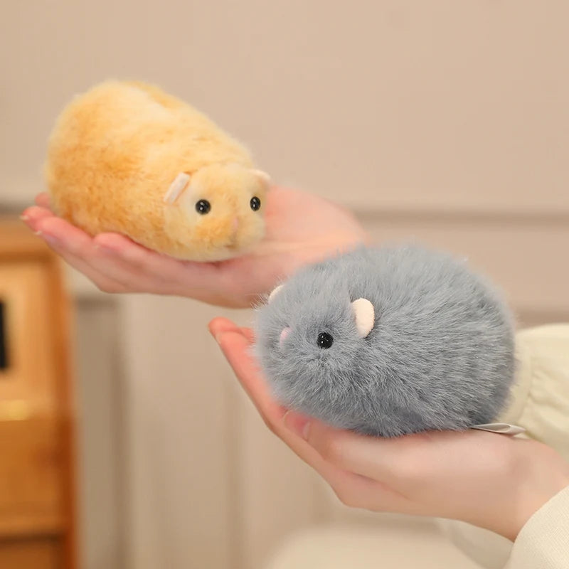 Creative Mouse Doll Plush Cartoon Golden Hamster Rat Doll Soft Oversized Animal Figure Kids Gift Birthday