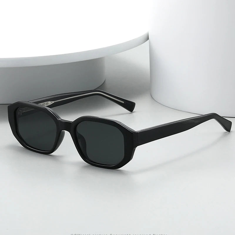 JNPCXI Ins Popular Small Square Sun Glasses for Women Men Quality Stainless Steel Core CP Frames UV400 Fashion Sunglasses Men