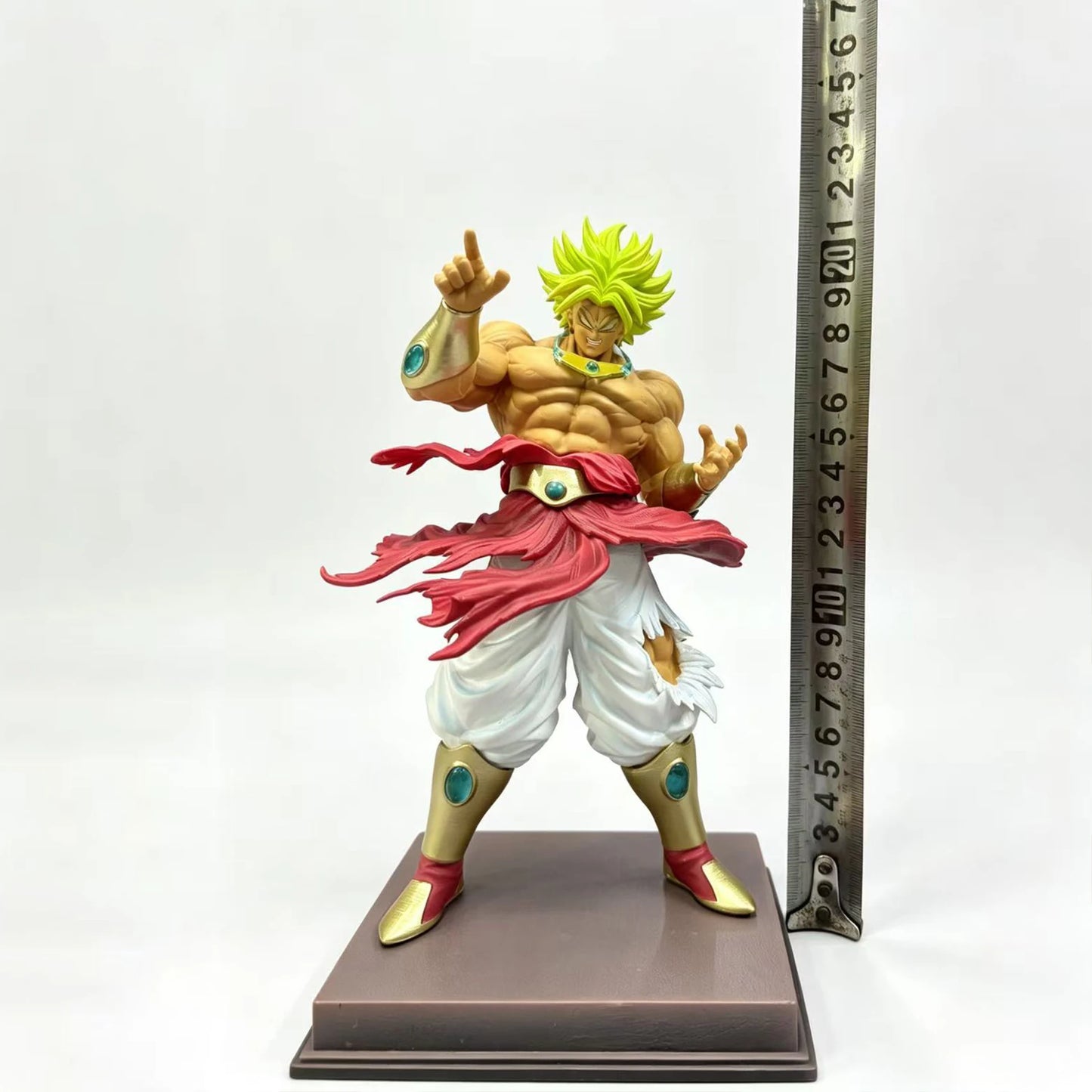 ZW Statue 21cm/8.27inch Dragon Ball Z Broly Figure Ssj3 Broly Super Saiyan PVC Action Figures Collection Mode Toys Gifts