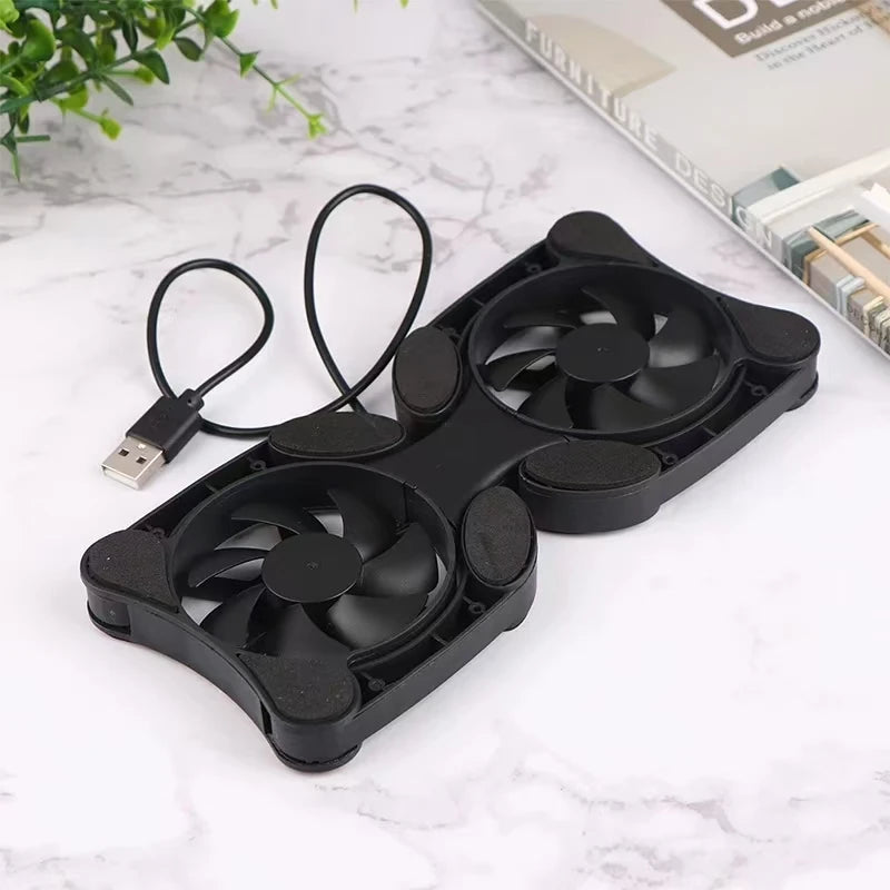 USB Mini Laptop Fan Stand Notebook Foldable Folding Cooler Notebook Cooling Pad