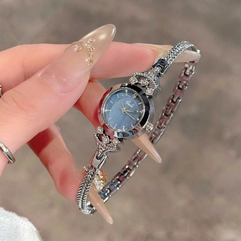 GEDI Ladies Watches Fashion Quartz Wristwatches Exquisite Waterproof Small Bracelet Gold Silver Watch Gifts for Girlfriend Girls