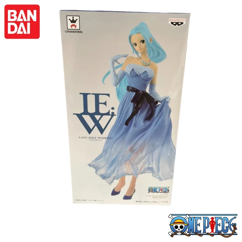 Special OfferIn Stock Bandai Original One Piece Boa Hancock Perona Weiwei Nami Wedding Dress Mol Doll Action Collection StatueFi