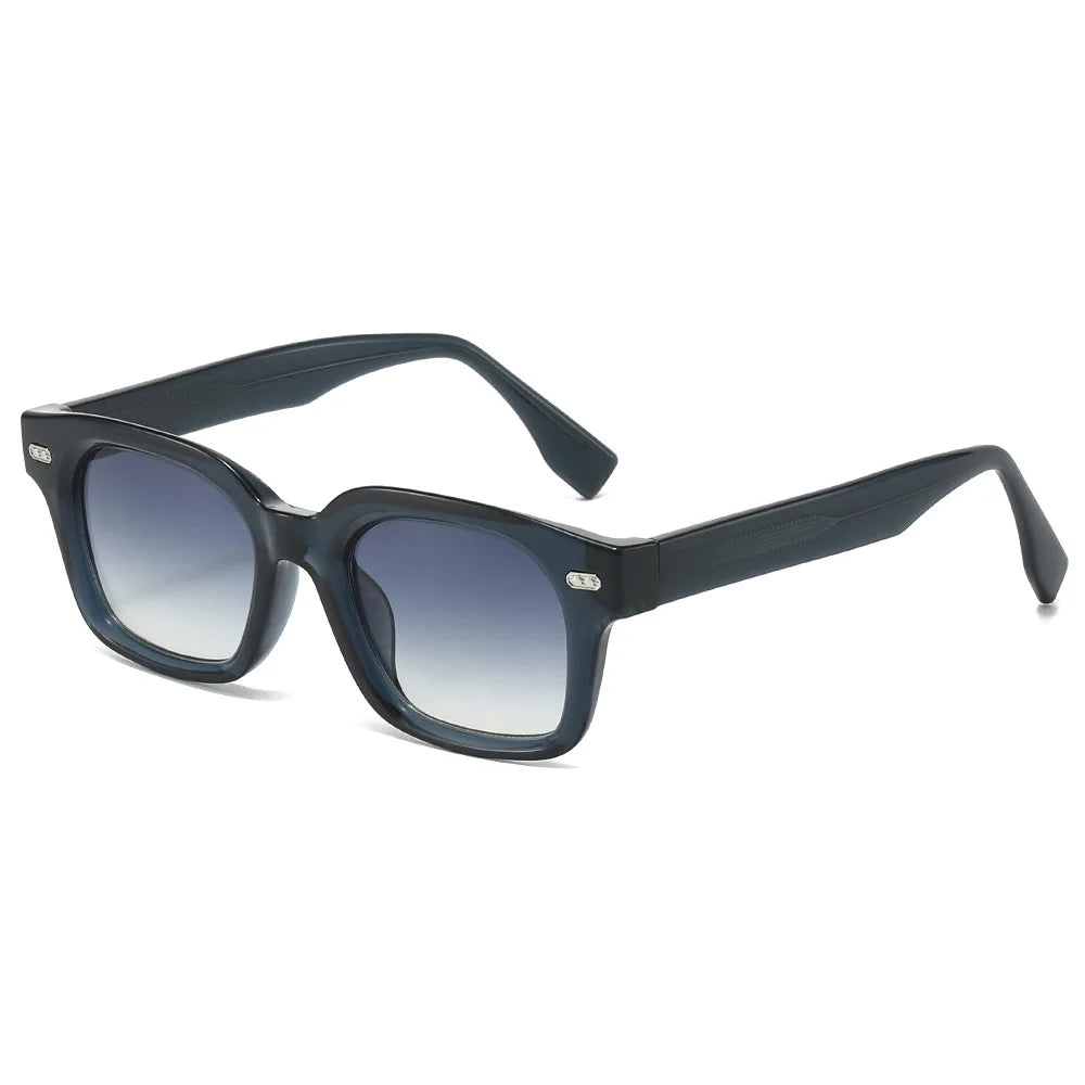 JNPCXI Retro Square Sunglasses for Men WomenVintage Classic Sun Glasses Fashion Stylish Shades with Metal Pins 604475
