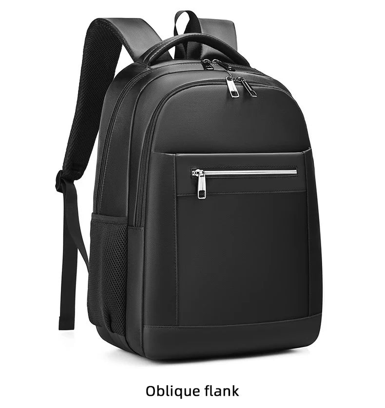 15in Versatile Backpack Repellent Oxford Cloth Computer Bag Student Backpack