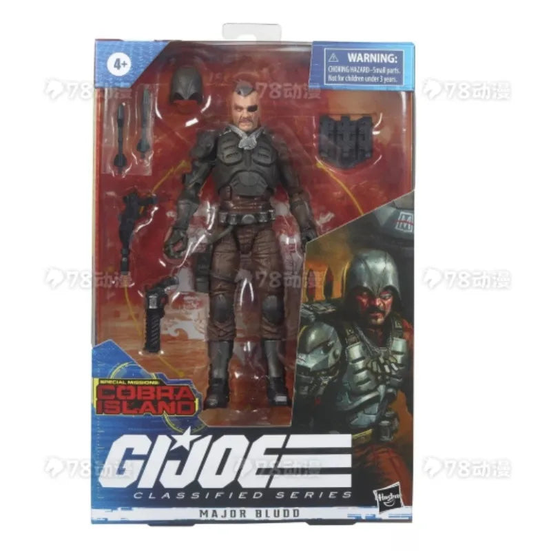 Original Hasbro G.I. Joe Classified Series MAJOR BLUD Anime Figures Toys Models Collection