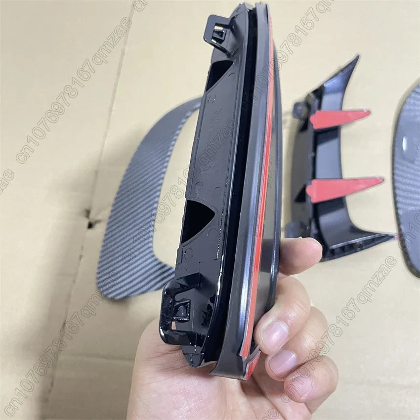 For Mercedes Benz W177 AMG Line Hatchback A180 A200 A220 A250 A35 2018-2023 Pair Rear Flicks Bumper Spoilder Canards Splitters