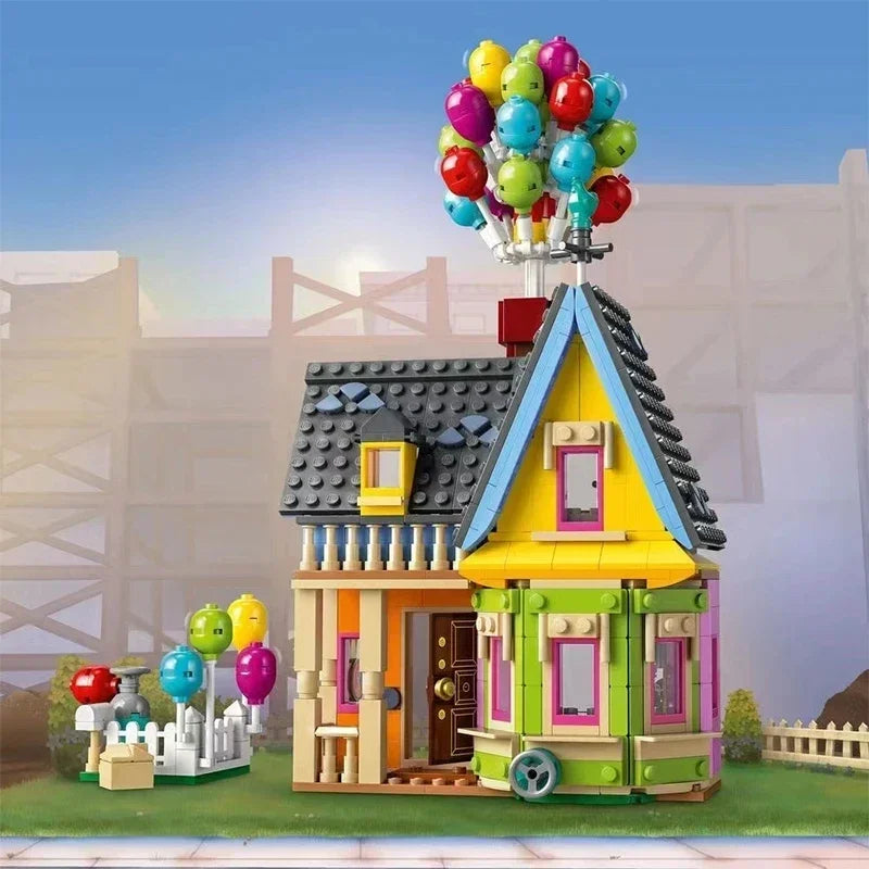 598 pcs Up House Building Blocks, Flying House Movie Construction Model Kit