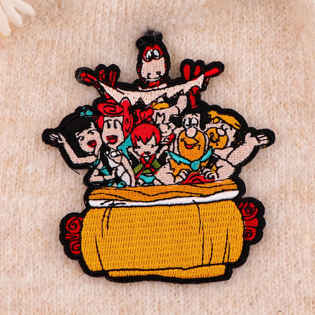 Cartoon Alien Embroidery Patch Dinosaur Iron On Patches for Clothing Thermoadhesive Patches Patches On Clothes Badge DIY Sew