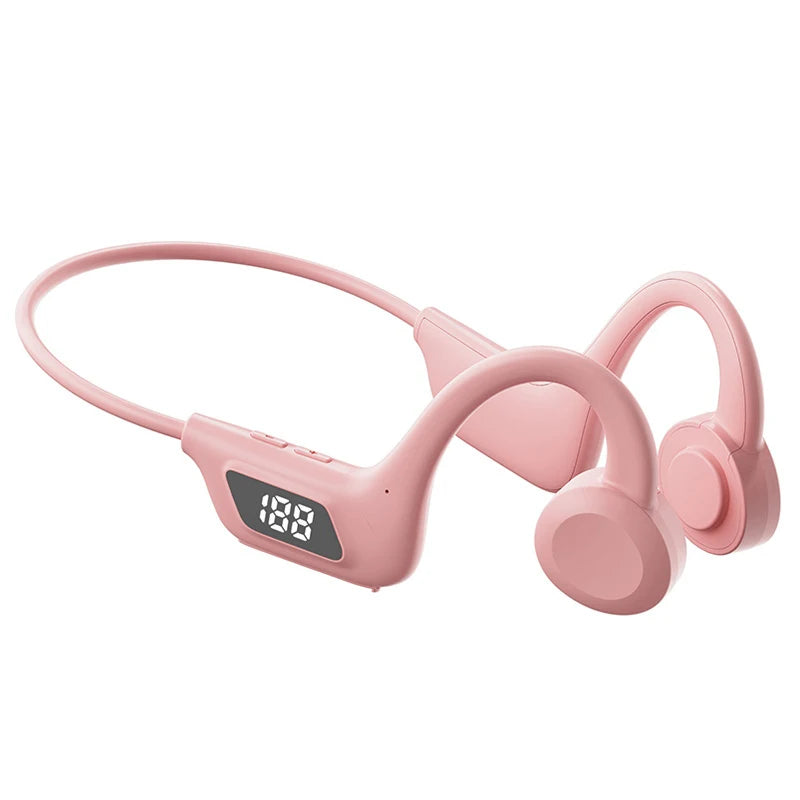 New BMAD Bone Conduction Headphones Wireless Bluetooth 5.4 IPX8 Waterproof Noise Canceling Headphones Painless Wear for Swimming