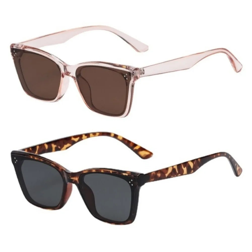 Ins Fashion Cat Eye Frame Sunglasses Personality Retro Sunglasses Women Men