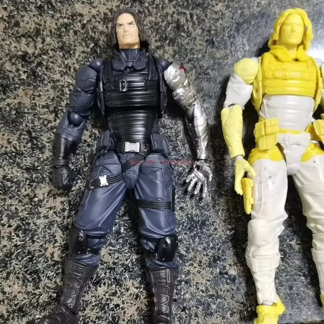 Kaiyodo Revoltech Yamaguchi Winter Soldier Bucky Barnes Captain America Figures