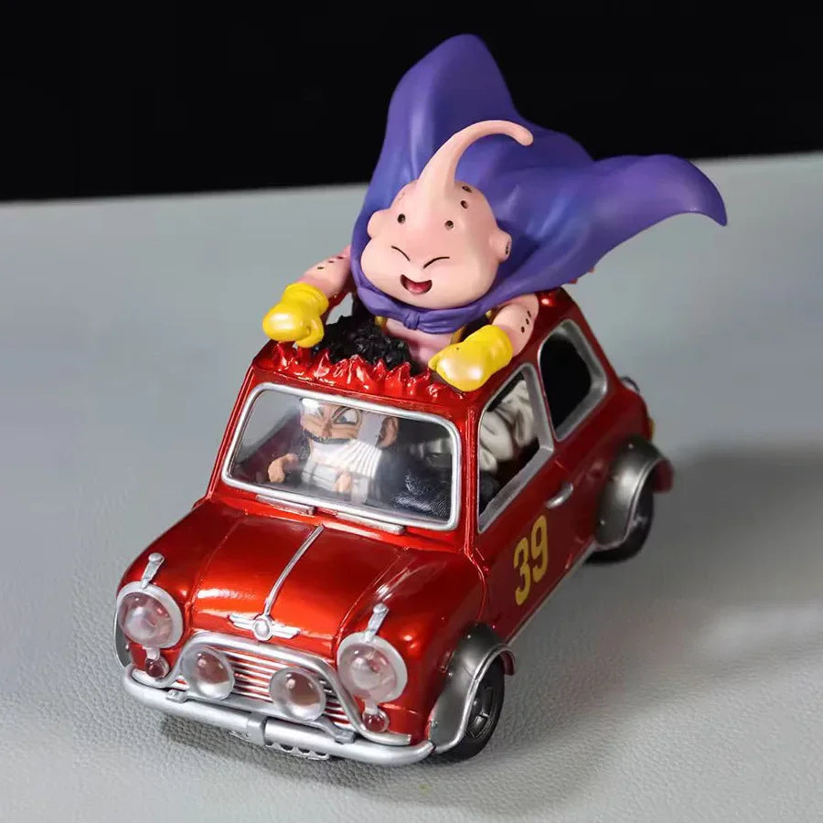 12cm Dragon Ball Z Fat Buu Anime Figure Majin Buu Figurine Mr. Satan Drive Car Pvc Statue Collectible Model Decoration Toys Gift