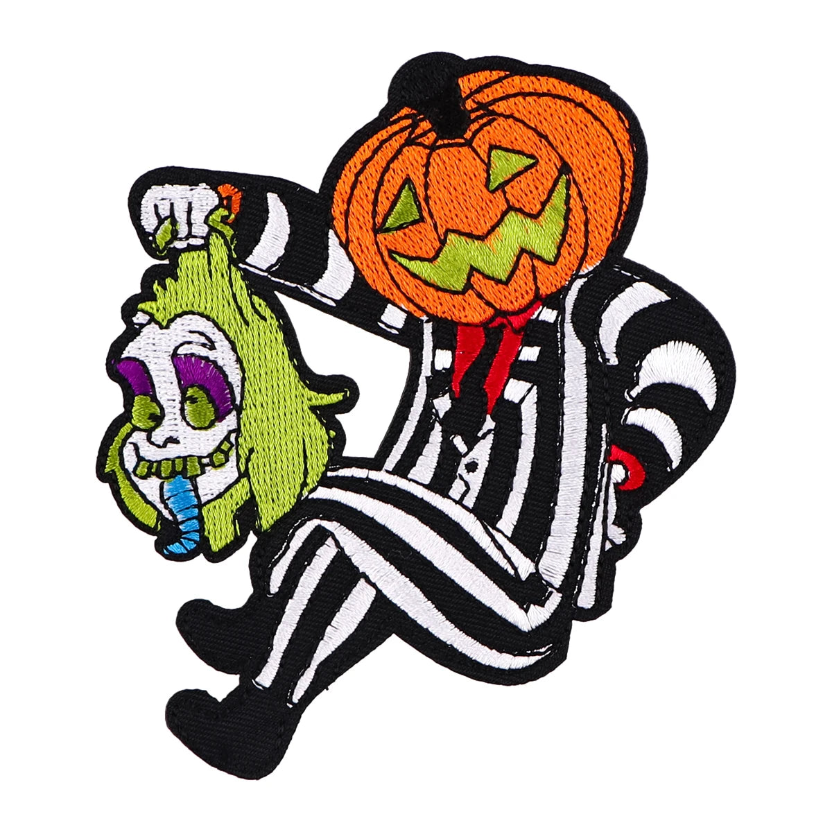 Halloween Pumpkin Patches For Clothing Horror Embroiedered Patches On Clothes Iron On Patch For Backpack/Jecket Sticker Badge