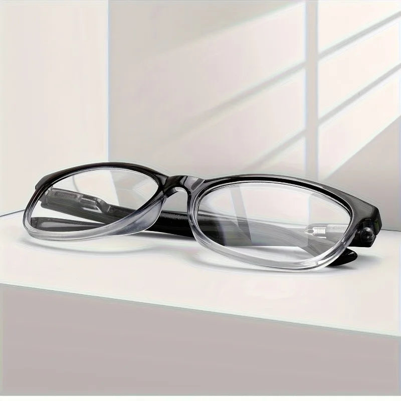 Autofocus Reading Glasses for Men Women Multifocal Blue Light Blocking Readers Resin Frame