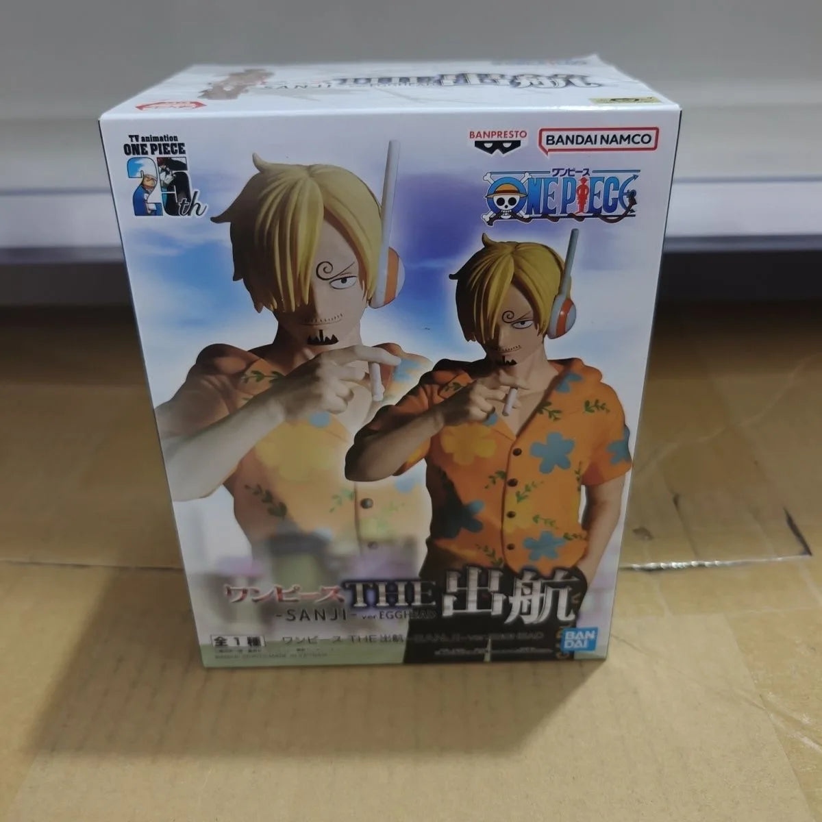 【IN STOCK】Original Banpresto The Shukko One Piece Sanji Egghead Island Outfit 18cm Action Figure PVC Collectible Model Toy Gift