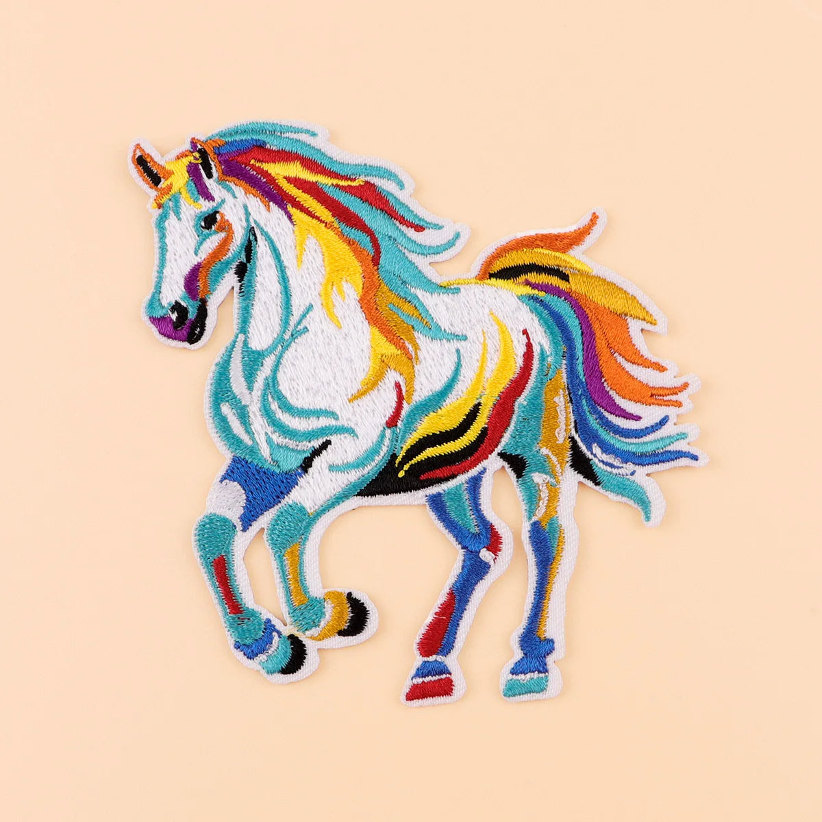 Colorful Horse Iron On Patch Clothes Patch For Clothing 2026 New Embroidered Patch Garment Apparel Accessories Sewing Stickers