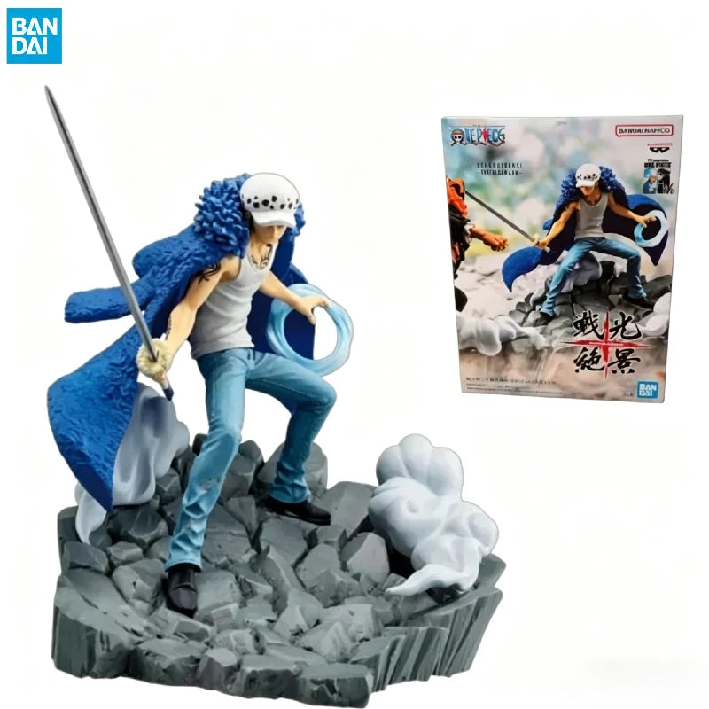 【IN STOCK】Original Banpresto Senkouzekkei One Piece Trafalgar D. Water Law 13cm Figure PVC Collectible Model Toy Gift