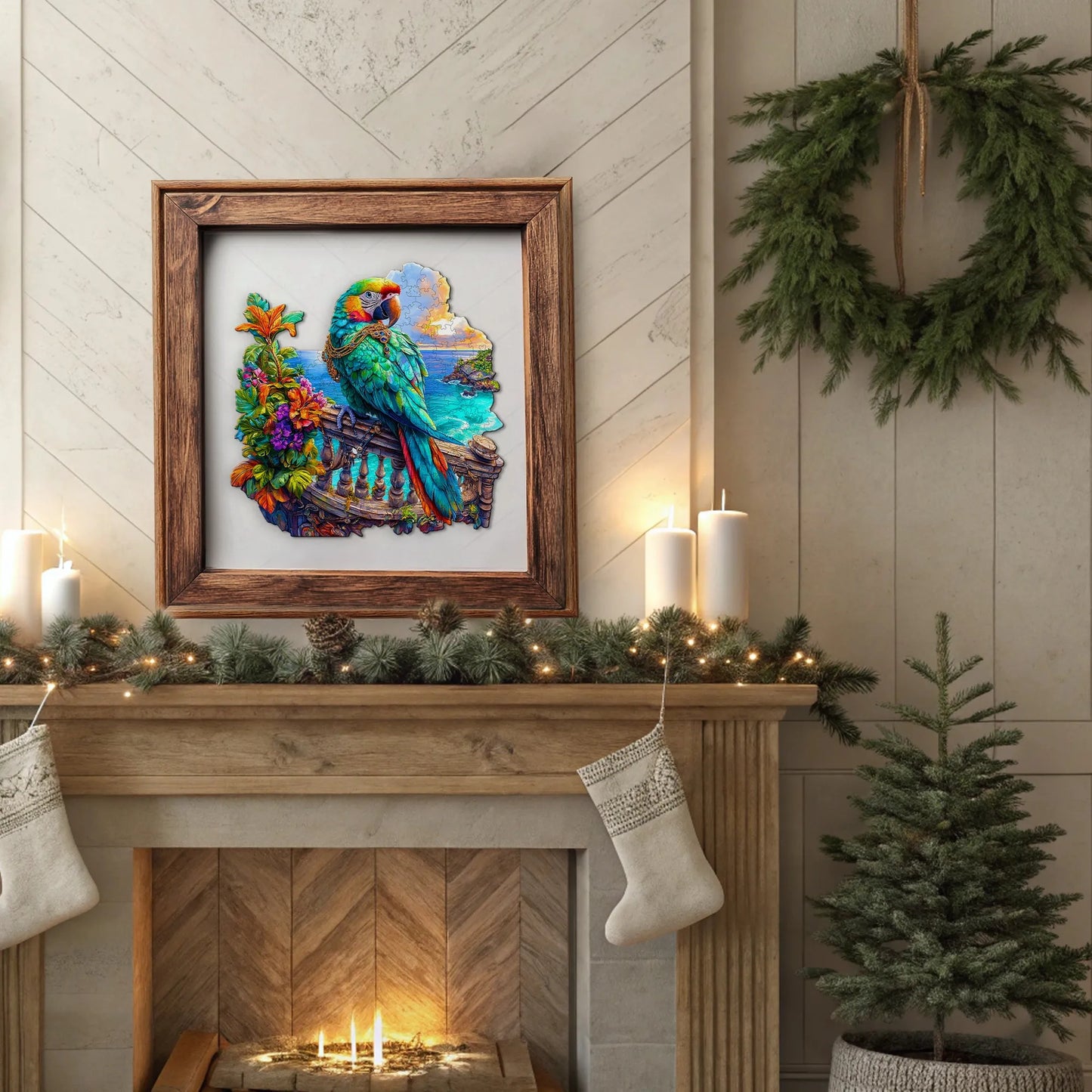 Marvellous Wooden Puzzle Unique Style Wooden Decor Christmas and Halloween Gift Toy for Teen and Kid
