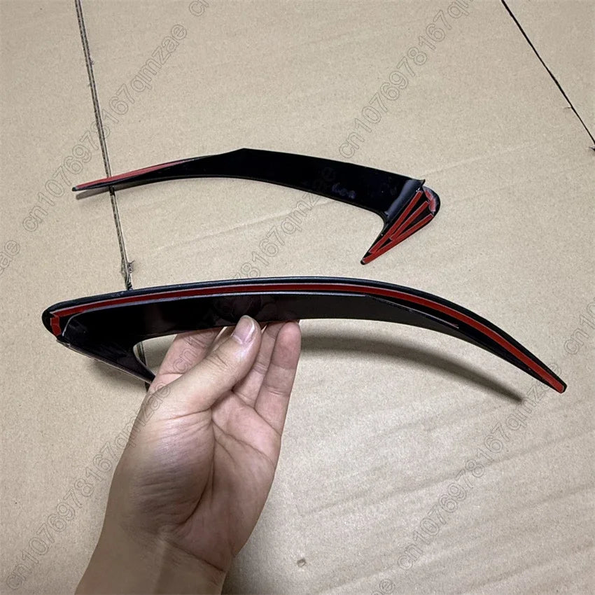 Car Rear Bumper Side Spoiler Canards Vents Cover Trim For Mercedes Benz CLA Class W118 C118 CLA200 220 250 260 45 AMG 2013-2019