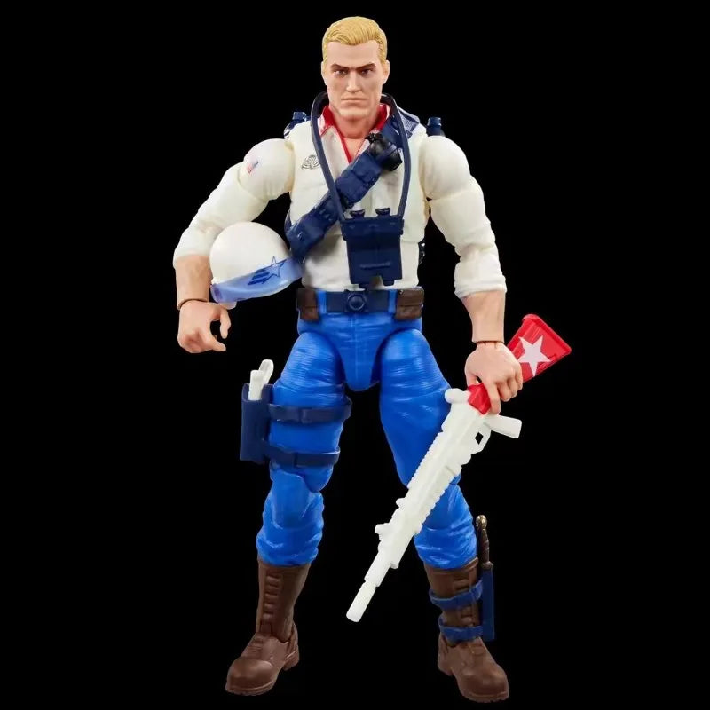 Original Hasbro G.I. Joe Classified Series Retro Cardback USA Duke Anime Figure Toy Collection Model