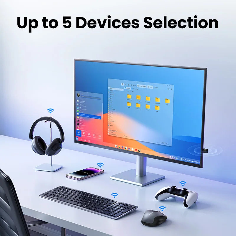 USB Bluetooth 5.4 Adapter Receiver & Transmitter Keyboard/Mouse/Headphone/Speak